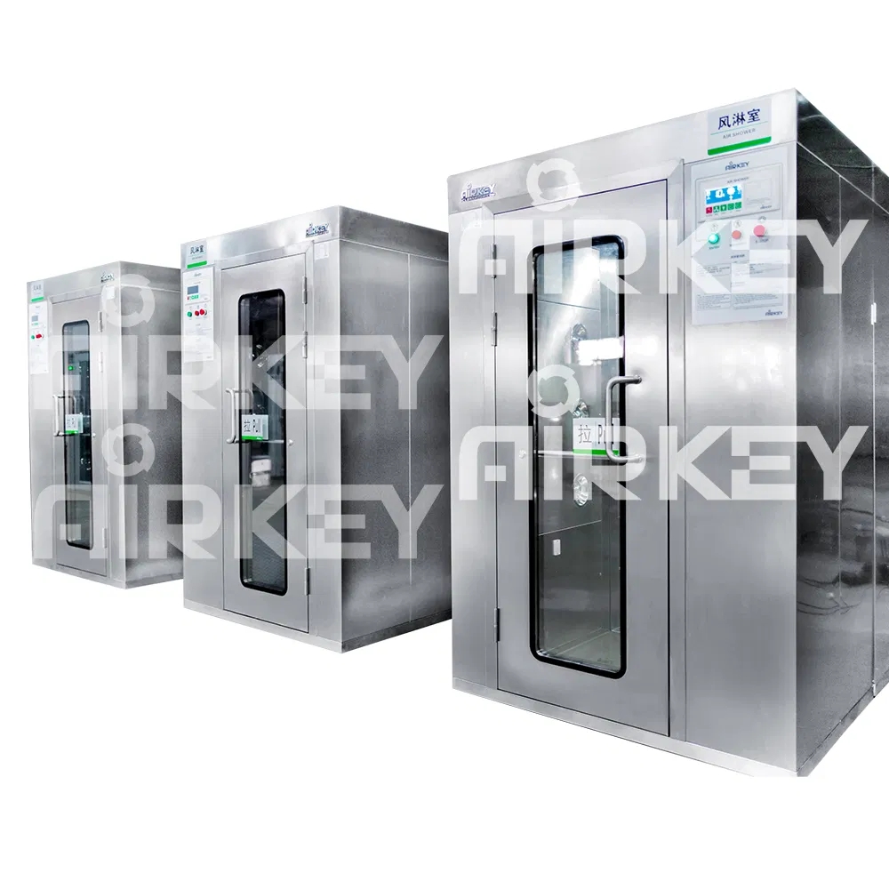 Sistema di interblocco elettronico per camere bianche del produttore Airkey Doccia ad aria con ugelli spray